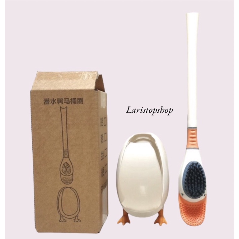 Sikat WC Kloset Bentuk Bebek / Pembersih Kamar Mandi Sikat Tempel WC 4in1 / Sikat Toilet Brush / Sikat Pembersih Kamar Mandi WC / Wall Mounted Brush