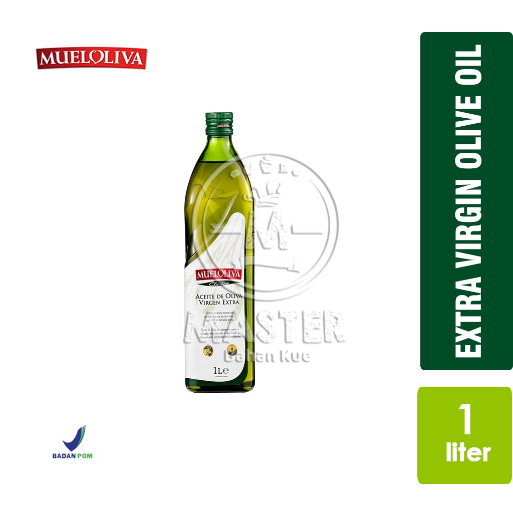 

Minyak Zaitun Extra Virgin Olive Oil MUELOLIVA [Botol Kaca 1 Liter]