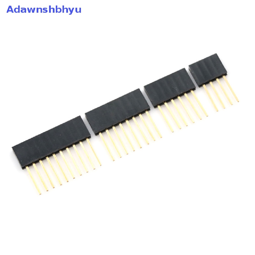 Adhyu 10pcs Kop Femal Kaki Panjang 2.54 mm Dapat Ditumpuk Untuk Arduino Shield ID