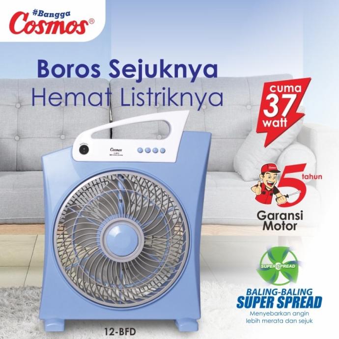 Cosmos Kipas Angin Kotak Box Fan 12 BFD 12BFD