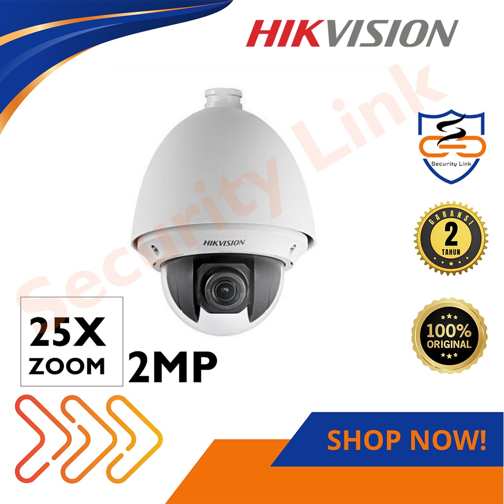 IP CAMERA PTZ 2MP 25X ZOOM HIKVISION DS-2DE4425W-DE