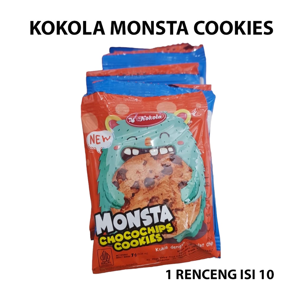 KOKOLA MONSTA CHOCOCHIPS COOKIES RENCENG