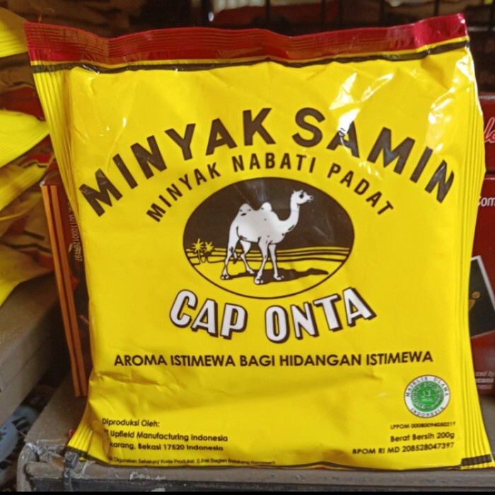 

Minyak samin cap onta 200gr
