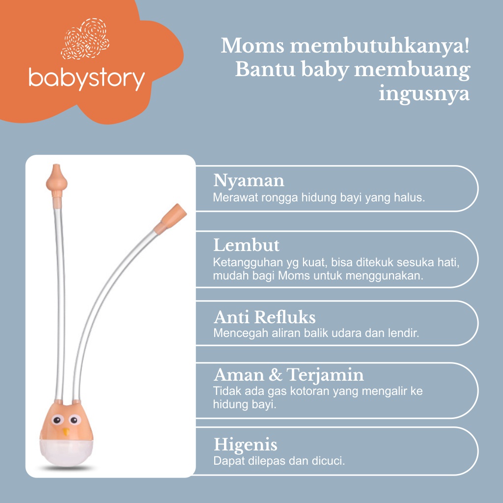 Nasal aspirator Sedotan ingus alat hisap ingus  alat penyedot ingus penyedot ingus bayi