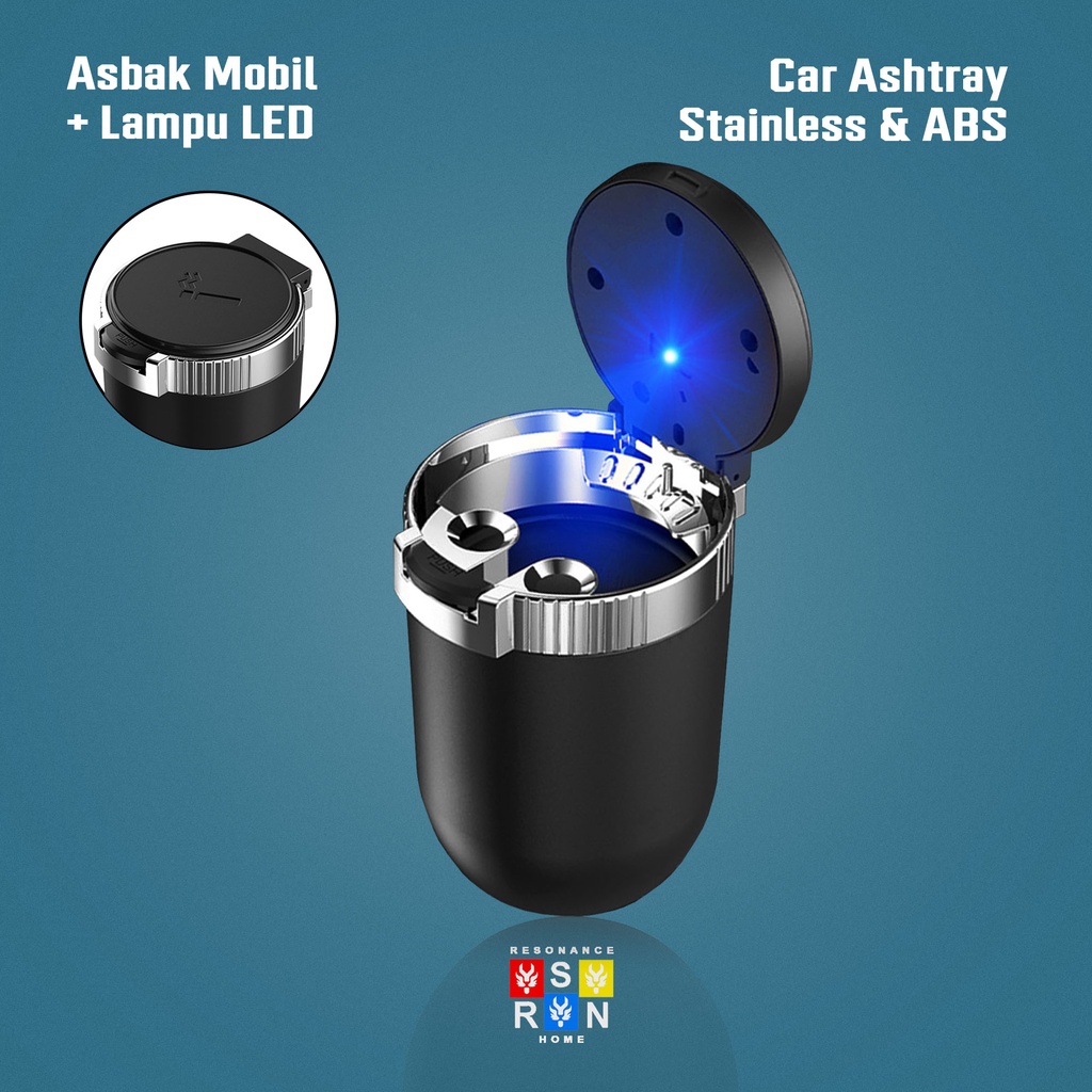 Asbak Mobil / Asbak Kecil LED Resonance Home