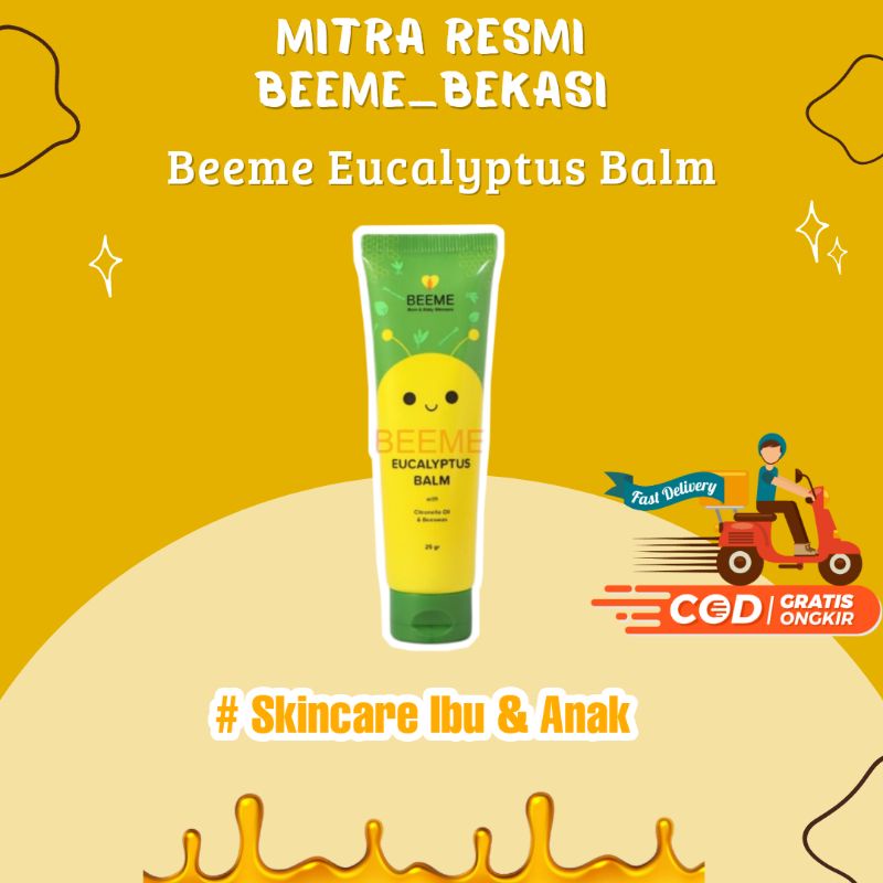 Beeme Eucalyptus Balm [Free Gift] [New kemasan BOX]
