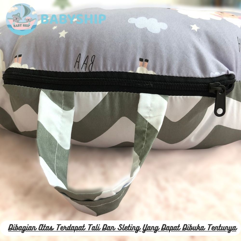 Sofa Bayi Multifungsi dengan Gesper Pengaman Free Bantal Peyang dan Plastik Mika COD ready [ Merk Babyship ]