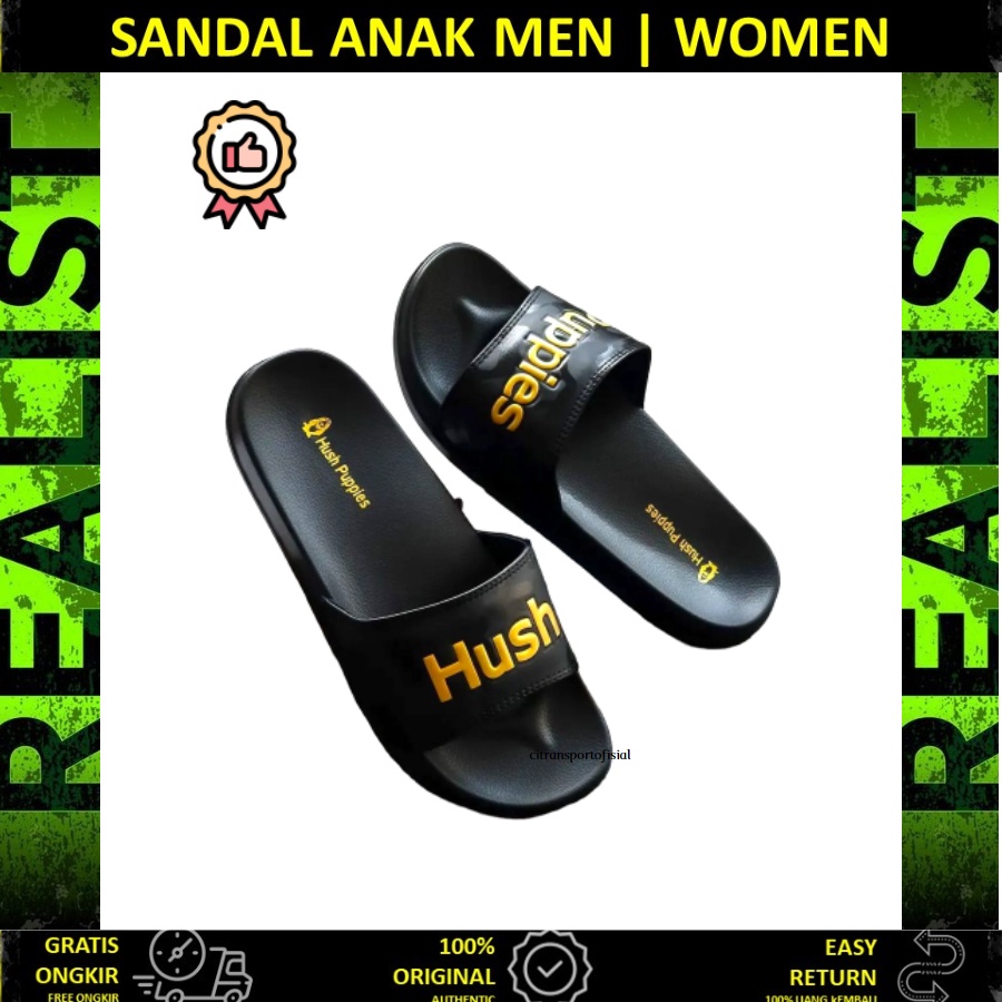 Sandal Hush Puppies Kwalitas Like Original Empuk FREE PAPER BAG BOK