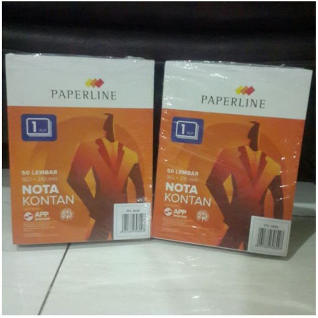 

(50 lbr) Buku Nota Kontan Paperline Besar 1 ply