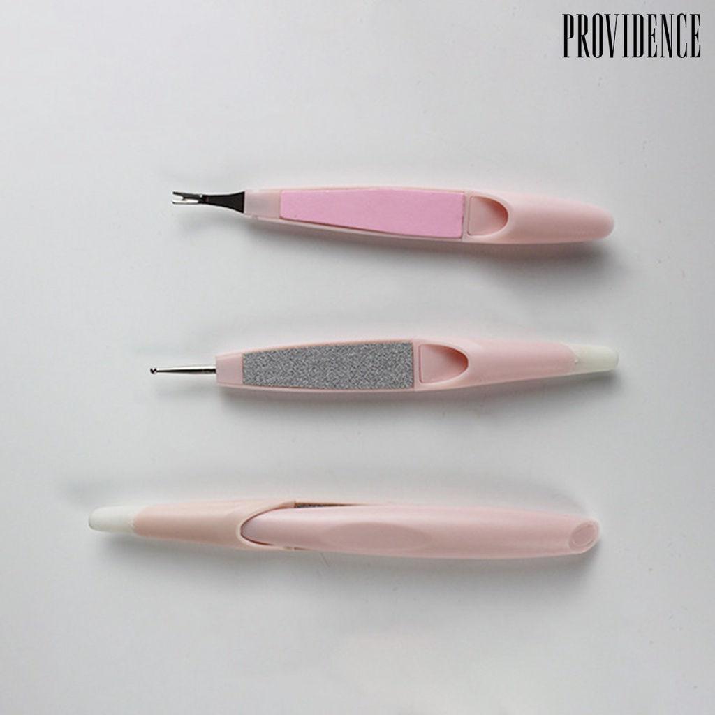 Providence 2 Pcs Pemotong Kuku Multifungsi Kuku Lilin Dotting Pen Kulit Mati Garpu Salon Kuku