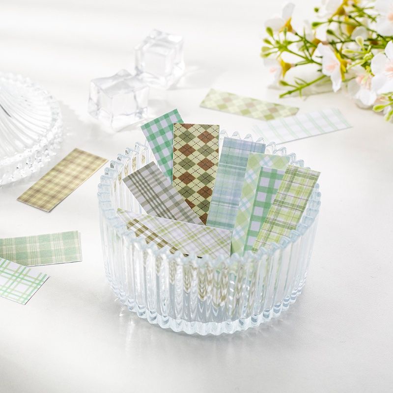 

20 pcs/ sticker washi tape warna pastel