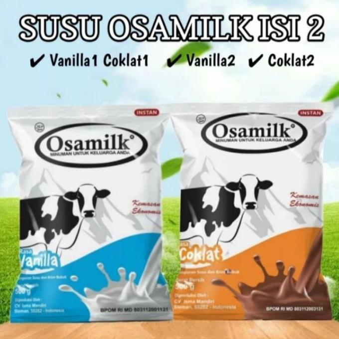 

[BISA COD] Susu Gemuk Bubuk Osamilk 1 kg Penggemuk Badan Anak Original BPOM