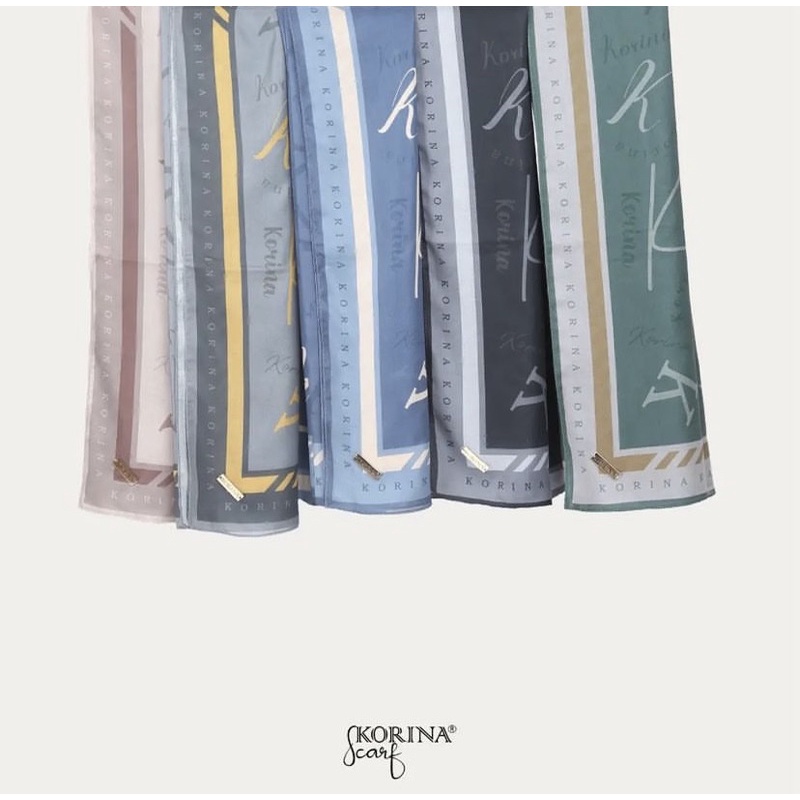 HIJAB SEGIEMPAT KORINA SCARVES DIAN PELANGI STUDIO