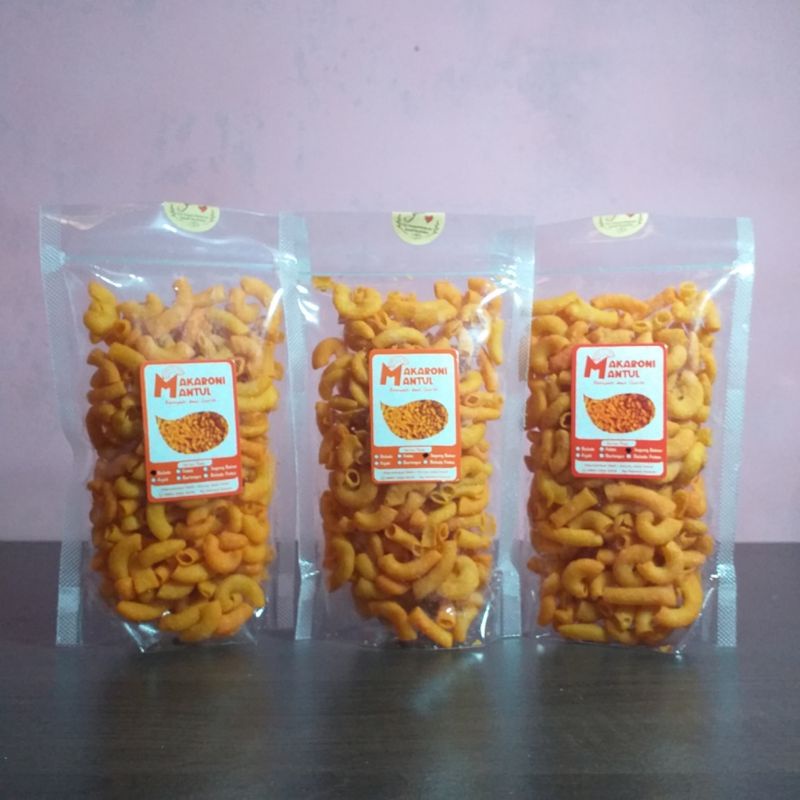 

Makaroni Mantul ukuran kecil