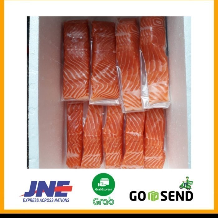 

PROMO TERMURAH !!! Salmon Frozen Wild (Liar) Fillet - Portion 150gr