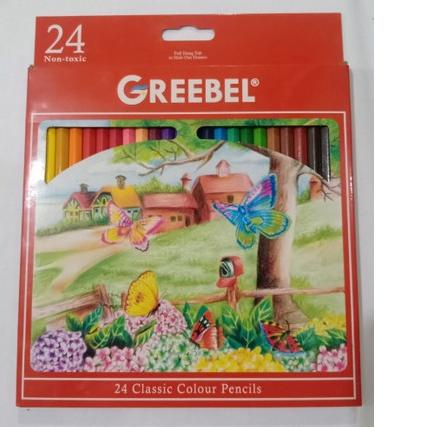 

Model Baru [ SET ] Pensil Warna / Pencil Color 24 Warna - Greebel MURAH...