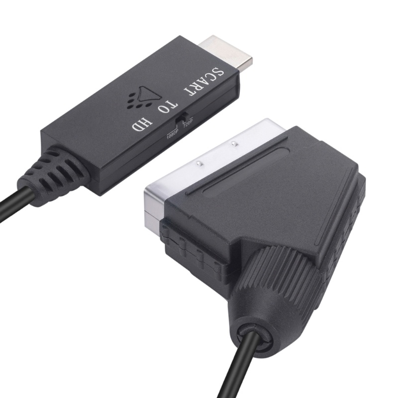 Adaptor btsg to Scart 1080p60Hz/720p60Hz Output Kabel USB Power Supply Konsumsi Daya Rendah