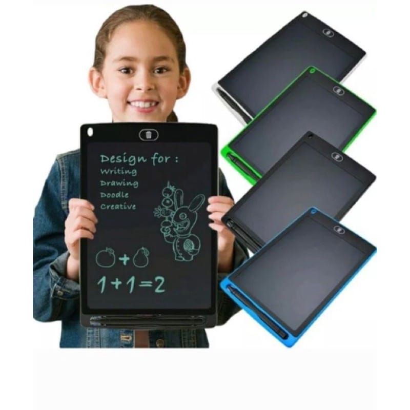 LCD WRITING TABLET 8.5 INCH TABLET BUAT ANAK JADI PINTAR BELAJAR DAN MENGAMBAR KUALITAS BAGUS