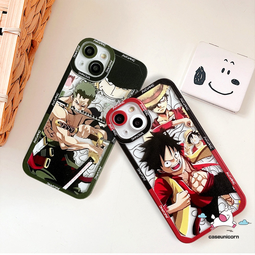 Oppo A95 A17k A15 A54 A17 A57 A16 A12 A78 A58 A55 A96 A77s A94 A12E A7 A9 A5S A76 A3S A16K A74 A5 A31 A1K Reno 8T 75 5F 7Z 4F 6 Anime Kartun One Piece Zoro Soft Case TPU Luffy