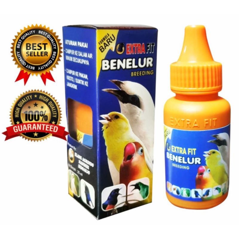 TERMURAH TERLARIS isi 12 kotak EXTRA FIT BENELUR VITAMIN BREEDING BURUNG KICAU EXTRA FIT OBAT TERNAK