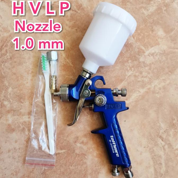 spray gun HVLP nozzle 1.0 mm mini spraygun spet cat semprot airbrush