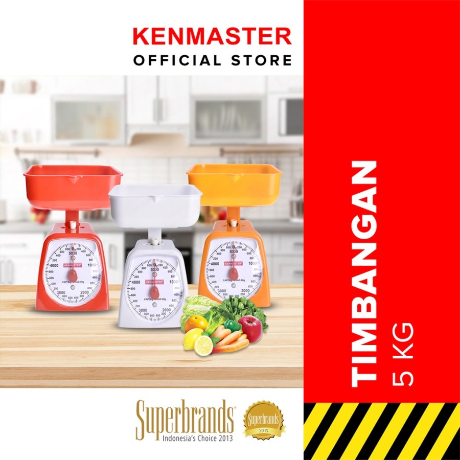 Kenmaster Timbangan Kue 5 Kg - Merah