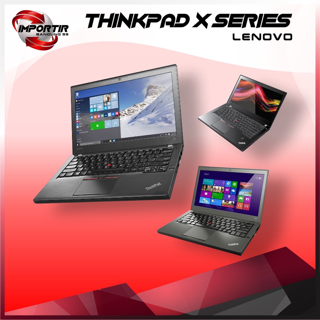 Laptop Lenovo Thinkpad Core I7 / I5 Ram 8GB SSD 256GB Murah Bergaransi