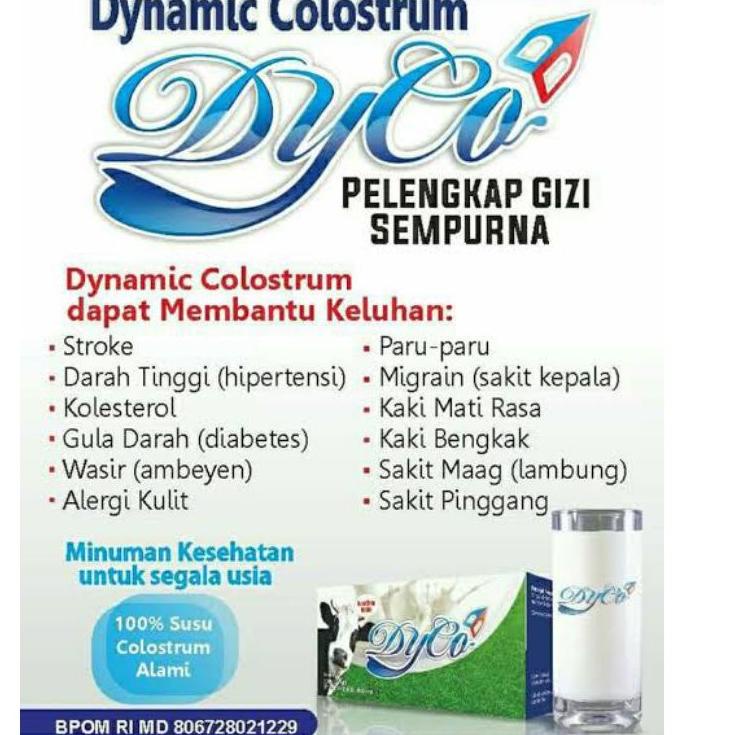 

❊Jual [100% ASLI] 31 Sachet Dyco Susu Colostrum Original Jaminan Mutu Z75