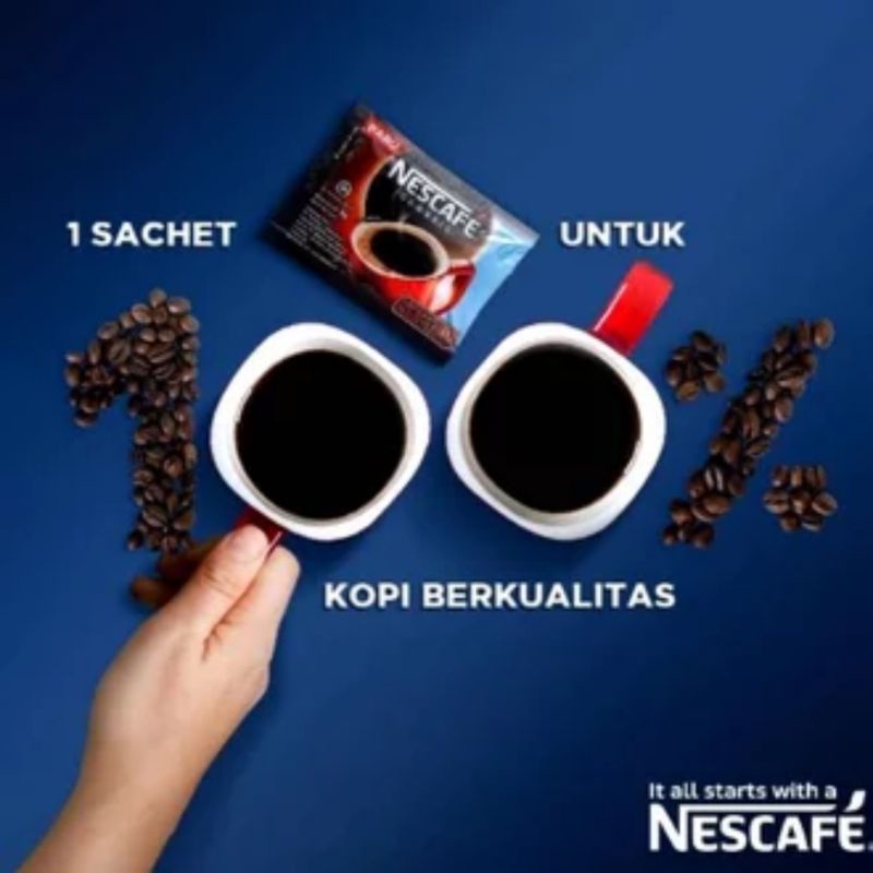 NESCAFE Classic Kopi Hitam Instan 1 Renceng Isi 10sachet 2gr