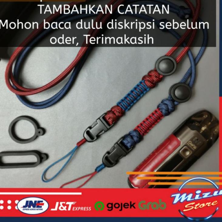 

₪ LANYARD PODS MOD TALI PARACORD/GANTUNGAN ID CARD/NAME TAG ⇏