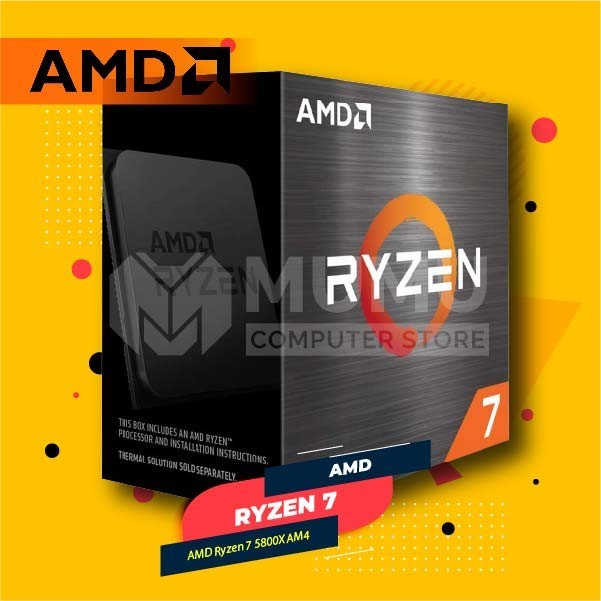 Jual AMD Ryzen 7 5800X AM4 Processor | Shopee Indonesia