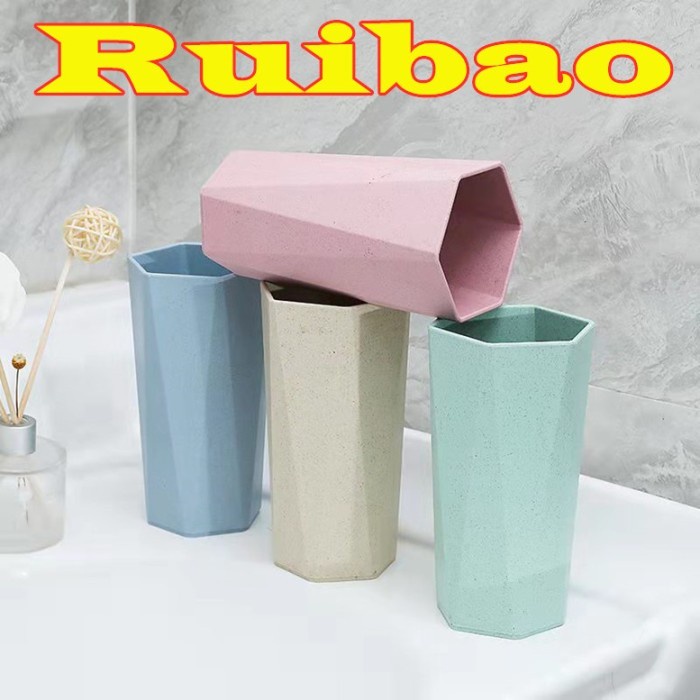 Gelas Plastik Microwave Wheatstraw T035 / Gelas Minum
