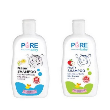 Pure Baby Shampoo 230ML Freshy dan Fruity Botol