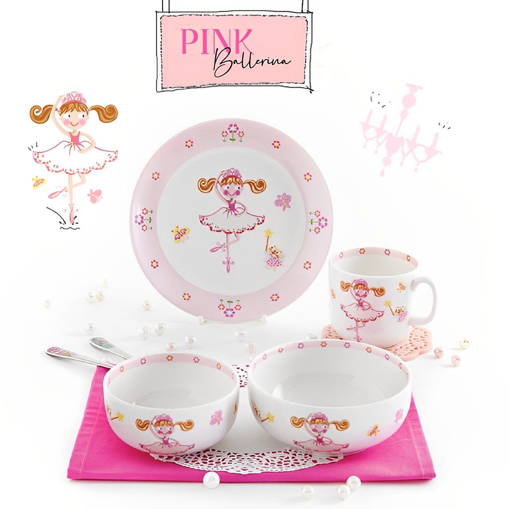 Kid set peralatan makan Balerina Saint James