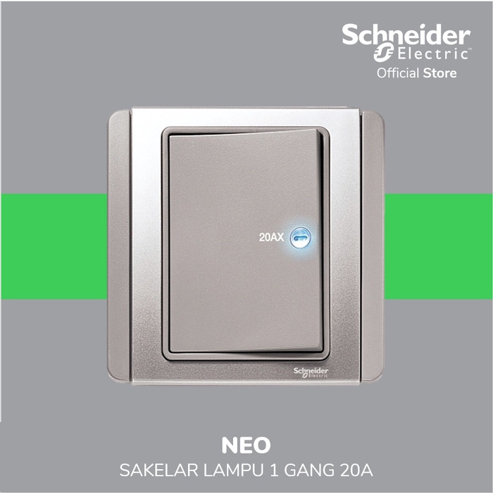 Schneider Electric Neo Saklar 1 Gang 20A Led E3031Hd20_Ebgs