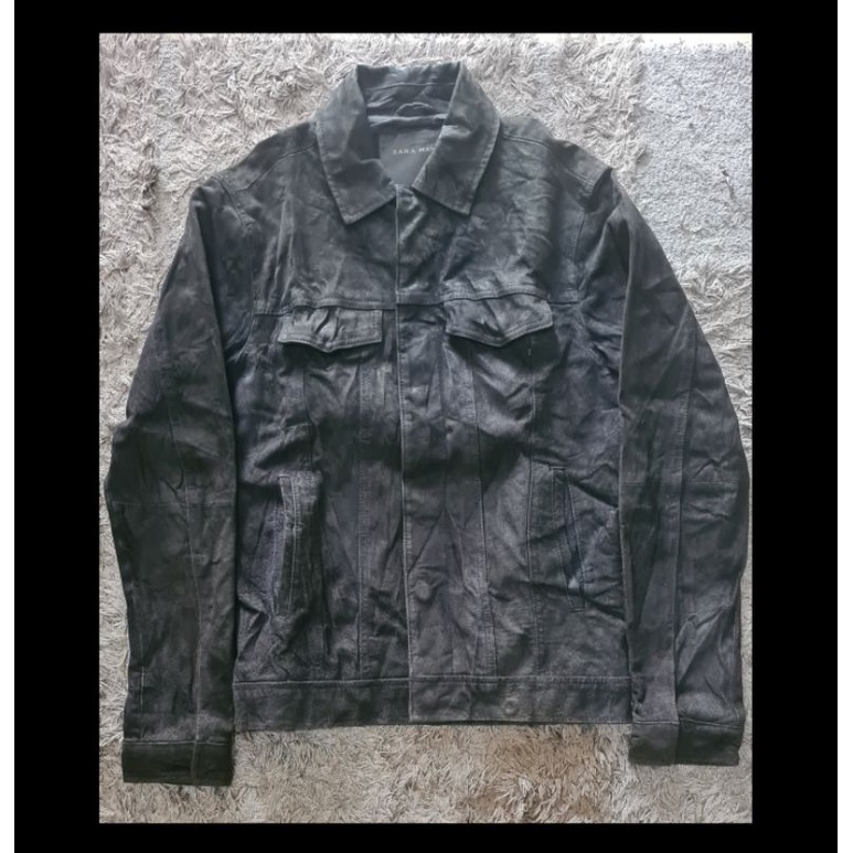 SOLD Jaket Kulit Zara Man
