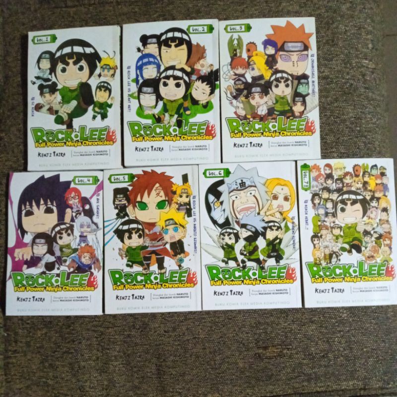 Komik Rock Lee Full Power Ninja Chronicles