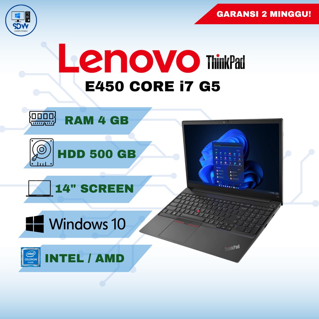 LAPTOP LENOVO THINKPAD E450