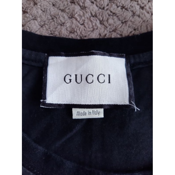 kaos gucci tiger patch second
