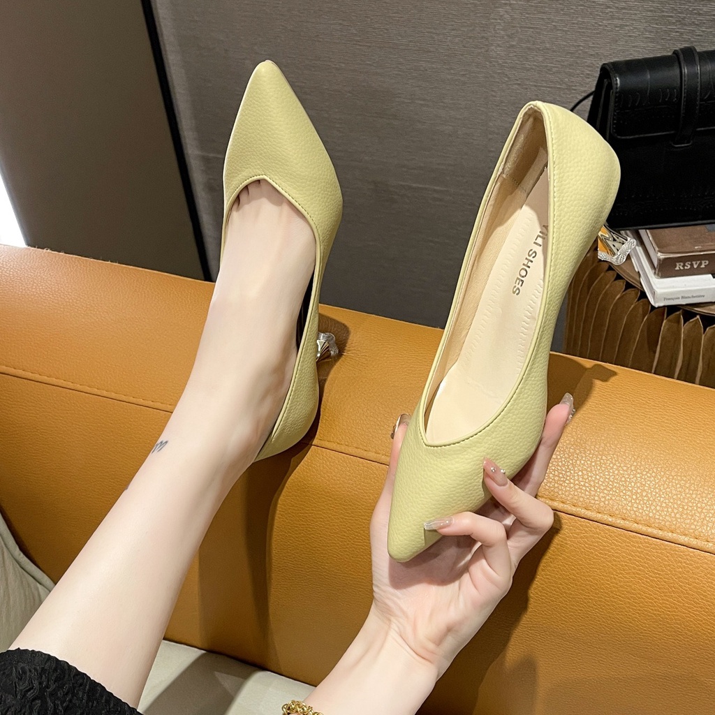 Sepatu Hak Tinggi Wanita Sepatu Heels Kerja Perempuan Import 6cm High Heels Cewek Formal SH-036