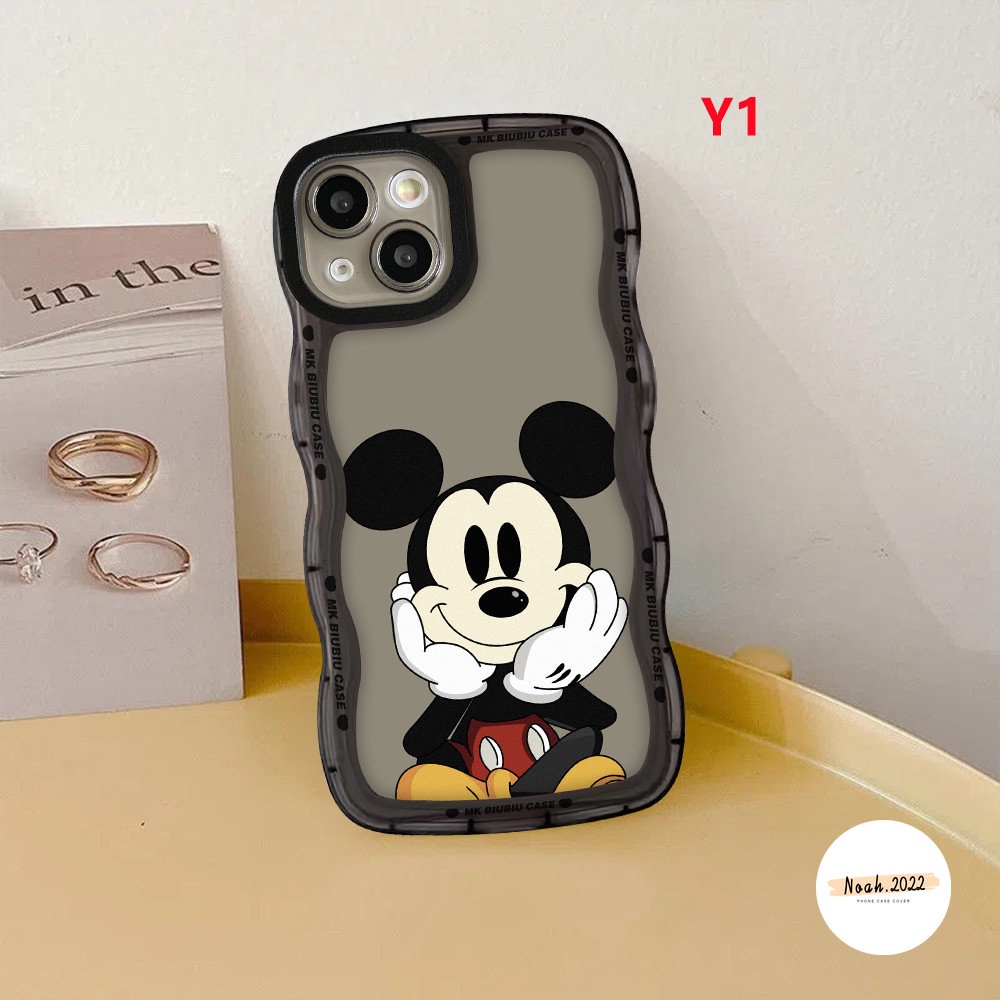 Couple Case Xiaomi 11T Pro PO CO M3 X3 NFC Pro Redmi A1 10C 10 10A 9C NFC 9A 9 9T Note 11 11s 10 10s 9 8 Pro Cheetah Mickey Shockproof Back Cover Wave Edge Soft TPU Case