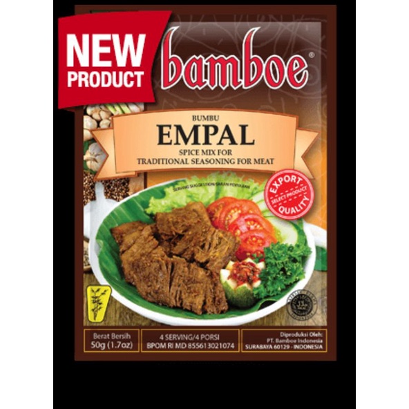 Bumbu Bamboe Empal 72Gr