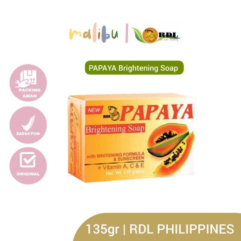 READY SABUN PEPAYA RDL PHILIPPINES/ SABUN PAPAYA ORIGINAL PHILIPINA