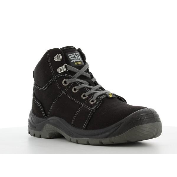 Sepatu Safety Jogger Desert / Sepatu Proyek Hitam / Sepatu Safety
