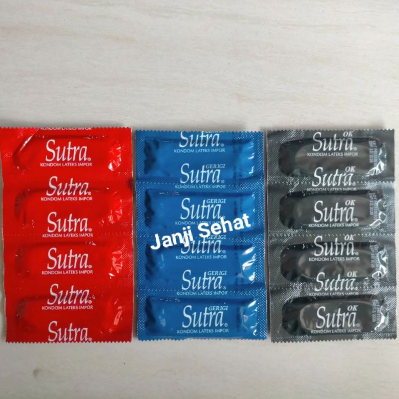 Jual Kondom Sutra Merah Gerigi OK Plus Ecer | Shopee Indonesia