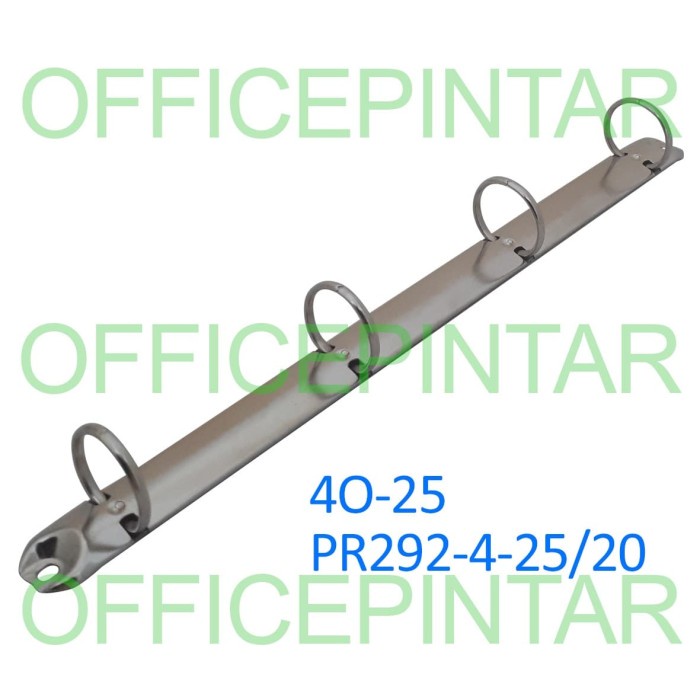 

[OFFICE] RING MEKANIK BINDER 4 LUBANG O A4 DIAMETER 2,5CM 4O-25 PR292-4-25/20