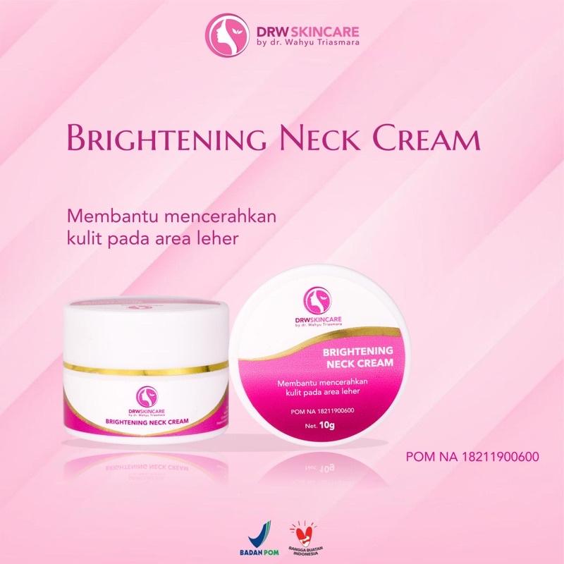 brightening neck cream drw skincare