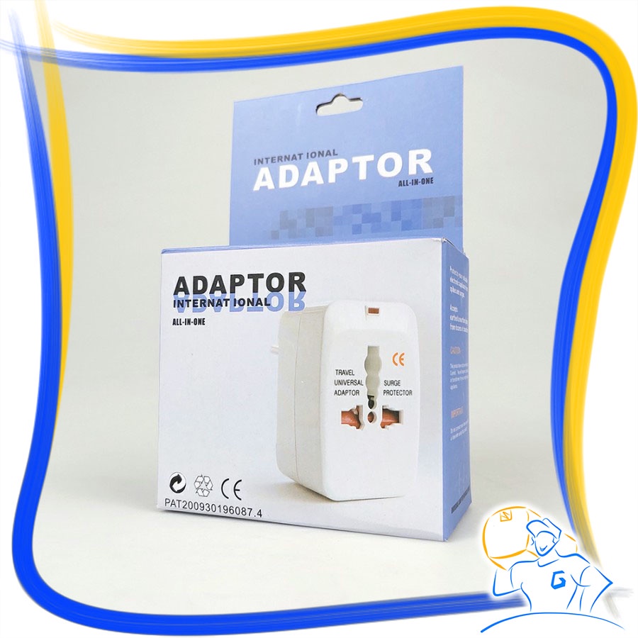 Universal Travel Adaptor Colokan Listrik Stop Kontak Internasional SNI