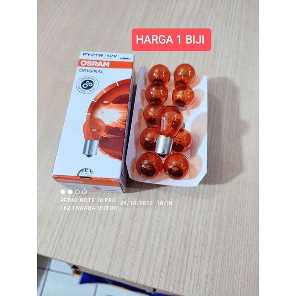 BOHLAM SEN BELAKANG MODEL PUTAR SUZUKI ERTIGA LAMA 12V 21W OSRAM