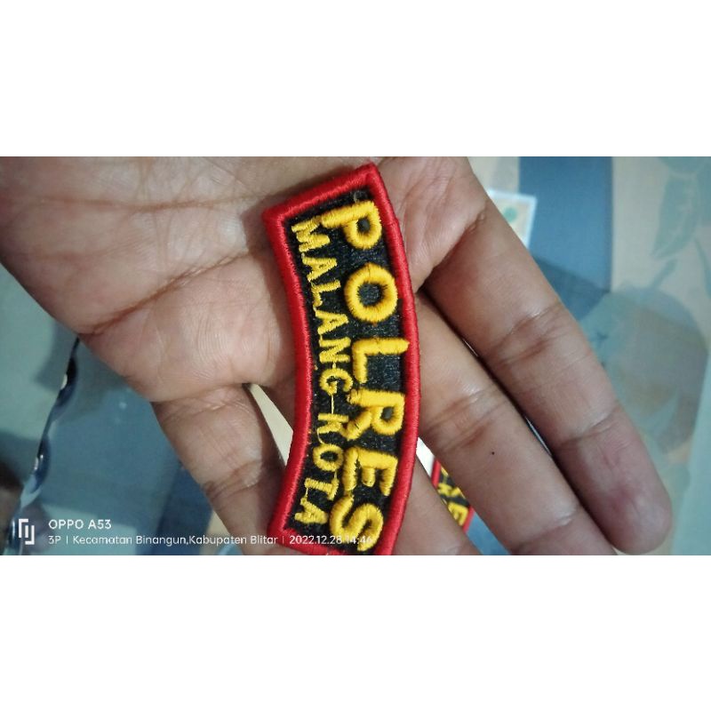 Bordir Timbul Polres Malang Kota